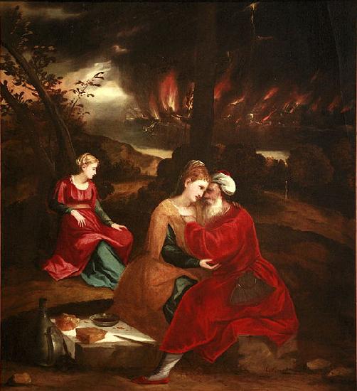 Bonifacio de Pitati Lot and his daughters oil painting picture